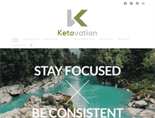 Tablet Screenshot of ketovation.com